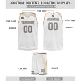 Custom White Gold City Edition Personalized Sports Uniform Authentic Basketball Jersey BBJ01-D06101-5